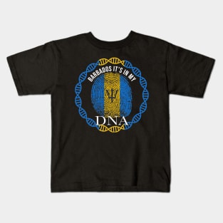 Barbados Its In My DNA - Gift for Barbadian From Barbados Kids T-Shirt